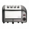 Grilli-Leipäkone 4 Viipaletta Antrasiitti Vario - Dualit