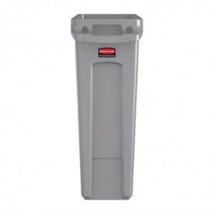 Conteneur Gris Slim Jim - 87L - Rubbermaid