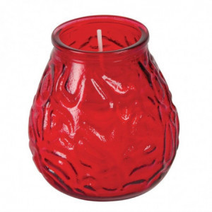 Venetian candles Bolsius Low Boy - red - FourniResto - Fourniresto
