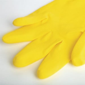 Handskar Skydd Kemikalier Vital 124 Gula - Storlek M - Mapa