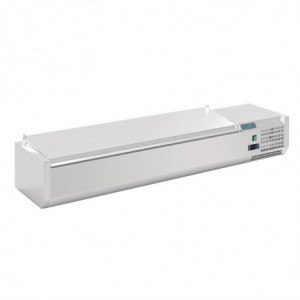 Saladbar att placera med lock Serie G - 7 x GN 1/4 - Polar