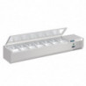 Countertop Saladette with Lid Series G - 7 x GN 1/4 - Polar