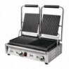 Buffalo - Tasainen kaksoiskontaktigrilli vasemmalla ja uritettu oikealla