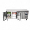 Refrigerated Table Positive 3 Doors - 339 L - Polar - Fourniresto