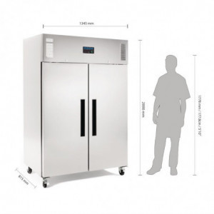 Armoire Réfrigérée Négative Gn Double Porte Série G - 1200L - Polar