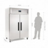 Armoire Réfrigérée Négative Gn Double Porte Série G - 1200L - Polar