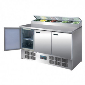 Comptoir De Préparation Réfrigéré Pizzas et Salades Série G - 390L Polar - Fourniresto