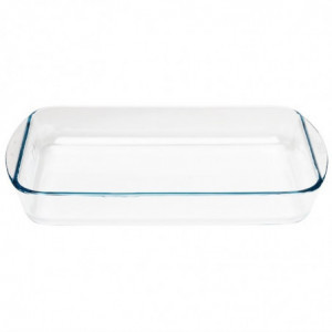 Rektangulär ugnsform i glas - L 350 x B 230 mm - Pyrex