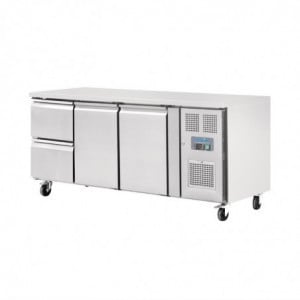 Refrigerated Table 2 Doors 2 Drawers Series U - 417L - Polar - Fourniresto