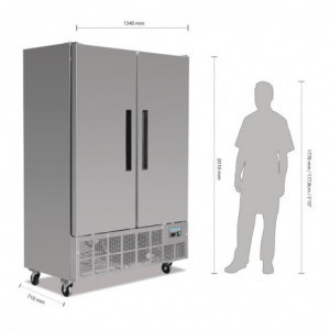 Kylskåp med två negativa dörrar Serie G - 960L - Polar - Fourniresto