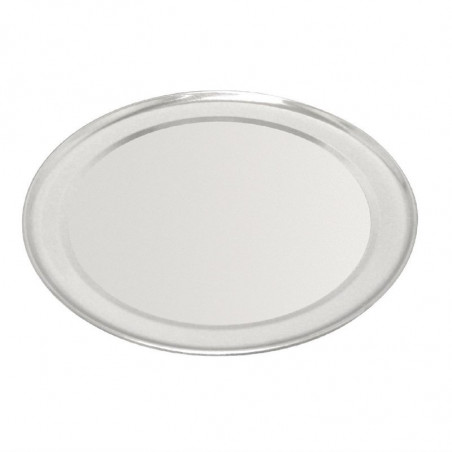 Aluminum pizza plate with wide rim - Ø255mm - Vogue - Fourniresto