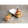 Large Compostable Kraft Burger Boxes - 135mm - Pack of 250 - Colpac