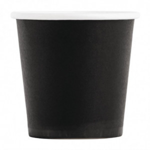 Engångsmuggar för svart espresso - 120 ml - Förpackning med 1000 - Fiesta
