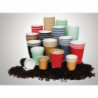 Disposable Black Espresso Coffee Cups - 120ml - Pack of 50 - Fiesta