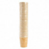 Disposable Cups Hot Drinks Brown - 225ml - Pack of 50 - Fiesta