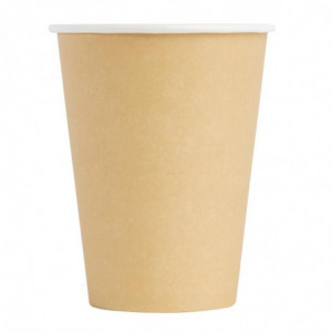 Disposable Cups Hot Drinks Brown - 340ml - Pack of 1000 - Fiesta