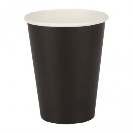 Disposable Black Hot Drink Cups - 340ml - Pack of 1000 - Fiesta