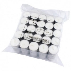 Värmeljus 8 Timmar Ø 40 mm - Paket med 75 - Olympia
