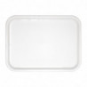 Muovinen valkoinen pikaruokalautanen 345 x 265 mm - Olympia KRISTALLON - Fourniresto