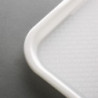 Plastbricka för snabbmat i vitt plast 345 x 265 mm - Olympia KRISTALLON - Fourniresto