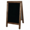 Panneau De Trottoir Cadre En Bois 850 X 500Mm - Olympia - Fourniresto