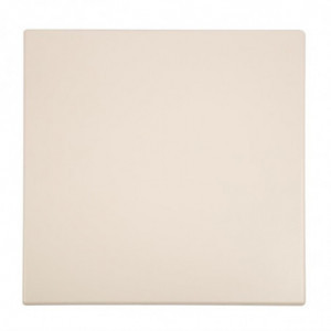 Bord av kvadratiskt vitt bord - L 600 x B 600 mm - Bolero