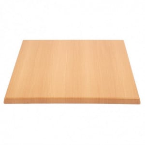 Square Beech Effect Table Top - 700mm - Bolero