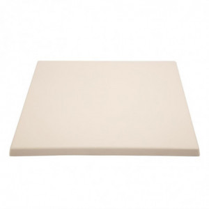 Bord av kvadratiskt vitt bord - 700mm - Bolero