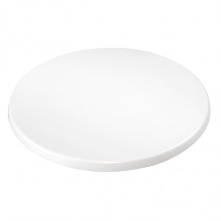 Pyöreä valkoinen pöytälevy - Ø 600mm - Bolero