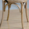 Wooden Chairs with Crossed Backrest - Natural - Bolero - Fourniresto