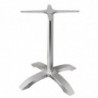 Table Base 4 Branches in Brushed Aluminum - Bolero