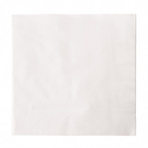 Servietteja naposteluun valkoisesta paperista 1-kertainen taitos 330 x 330 mm - 5000 kpl - FourniResto