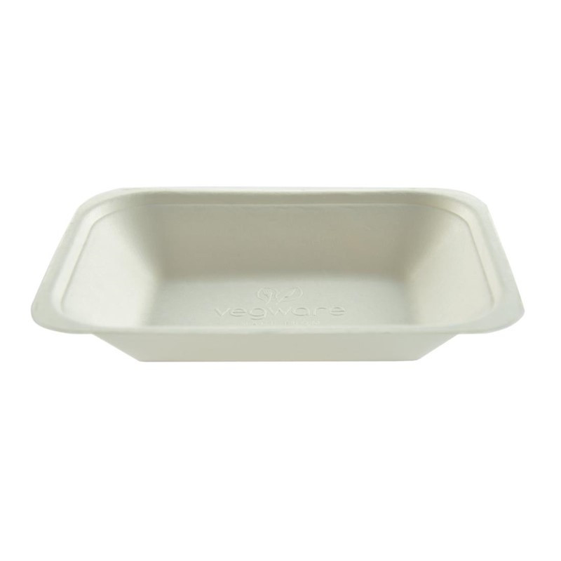 Friterade bagasseformar - P 175mm - Förpackning med 500 - Vegware