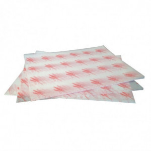 Emballages Burgers Rouges - Lot de 1000 - FourniResto