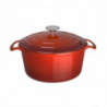 Large Round Red Dutch Oven - 4L - Vogue