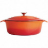 Ovalt Orange Gryta - 5L - Vogue