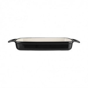 Rectangular Black Cast Iron Dish - 1.8 L - Vogue