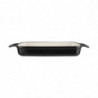 Rectangular Black Cast Iron Dish - 1.8 L - Vogue