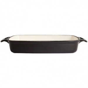 Rectangular Black Cast Iron Dish - 2.8L - Vogue