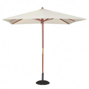 Square Ecru Parasol - W 2500 x D 2500mm - Bolero