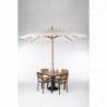 Square Ecru Parasol - W 2500 x D 2500mm - Bolero