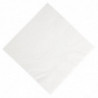 Serviettes Déjeuner Ouate Blanches Compostables - 3 Plis - 400 x 400 - Lot de 1000 - FourniResto