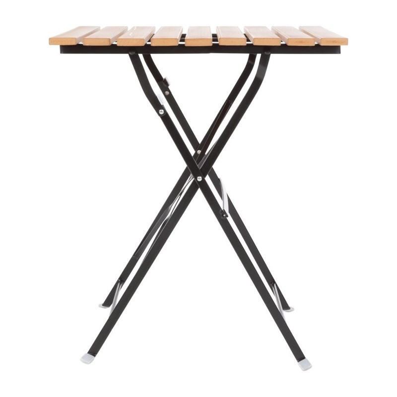 Pöytä bistro neliömuotoinen puujäljitelmä - 600mm - Bolero - Fourniresto