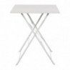 Square steel terrace table - grey - 600mm - Bolero - Fourniresto