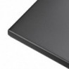 Square Black Steel Terrace Table - 600 mm - Bolero - Fourniresto