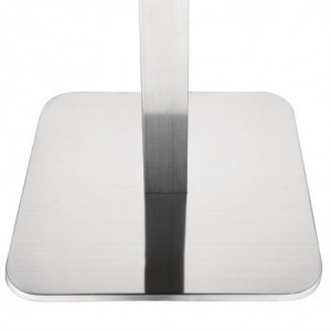 Pöydänjalat neliön muotoisina ruostumattomasta teräksestä - L 400mm - Bolero