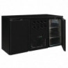 Back-Bar Series U 2 Doors and Wine Cooler for 8 Bottles - Polar