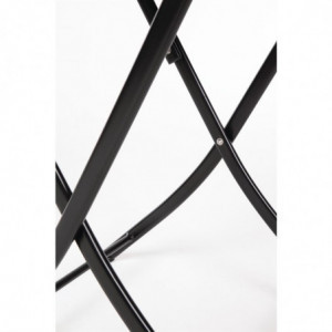 Table carrée pliable en rotin - 600mm - Bolero - Fourniresto