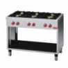 6 intense gas flames - Gastro M - Fourniresto