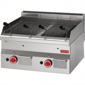Lava Stone Gas Grill-P 600mm - Gastro M